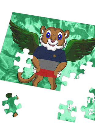 Jade Green Family Puzzle | NFT Jigsaw Puzzle | LIONSGALA Brands