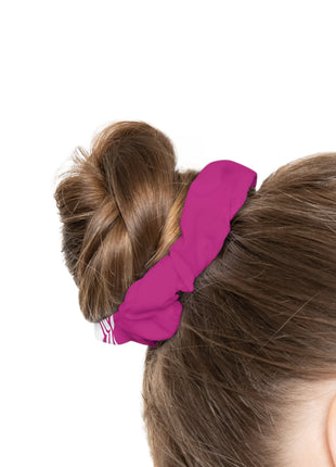 Lionsgala pink scrunchie with elastic band