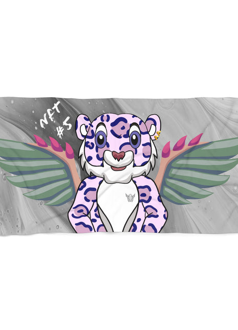 Lionsgala Grey Beach Towel, Soft Polyester Towel
