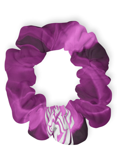 Lionsgala purple smoke scrunchie with elastic band