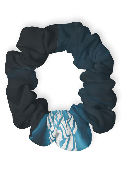 Lionsgala dark blue grey scrunchie with elastic band