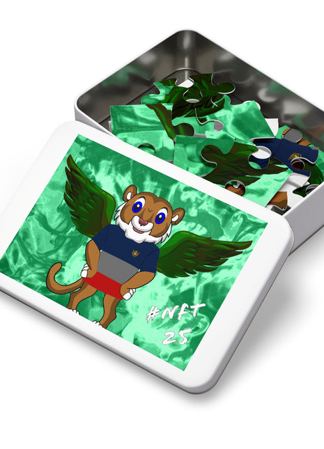 Jade Green Family Puzzle | NFT Jigsaw Puzzle | LIONSGALA Brands