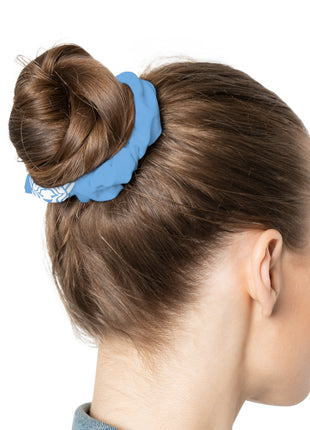 Lionsgala light blue scrunchie with elastic band