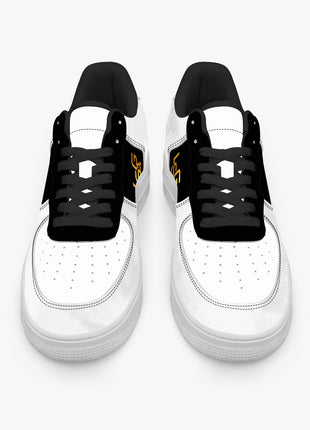 Comfortable White Sneakers | Sable Golden Sneakers | LIONSGALA Brands