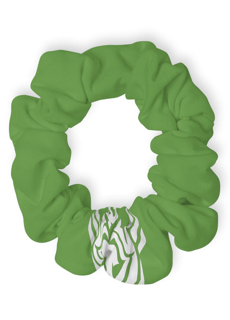 Lionsgala green scrunchie with elastic band