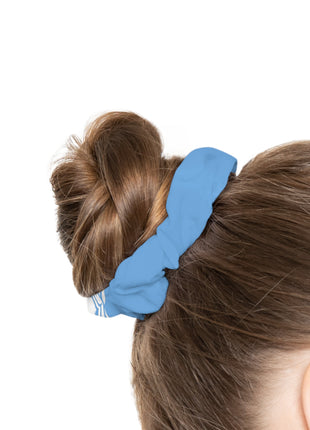 Lionsgala light blue scrunchie with elastic band