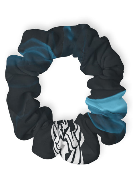 Lionsgala Dark Slate Grey SmokedOut Scrunchie with elastic band