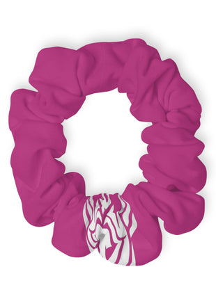 Lionsgala pink scrunchie with elastic band