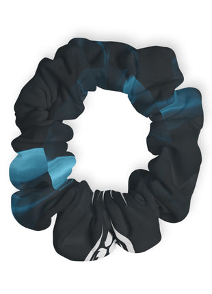 Lionsgala Dark Slate Grey SmokedOut Scrunchie with elastic band