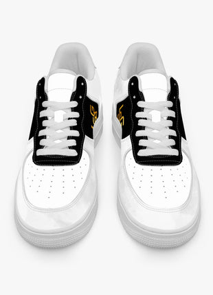 Comfortable White Sneakers | Sable Golden Sneakers | LIONSGALA Brands